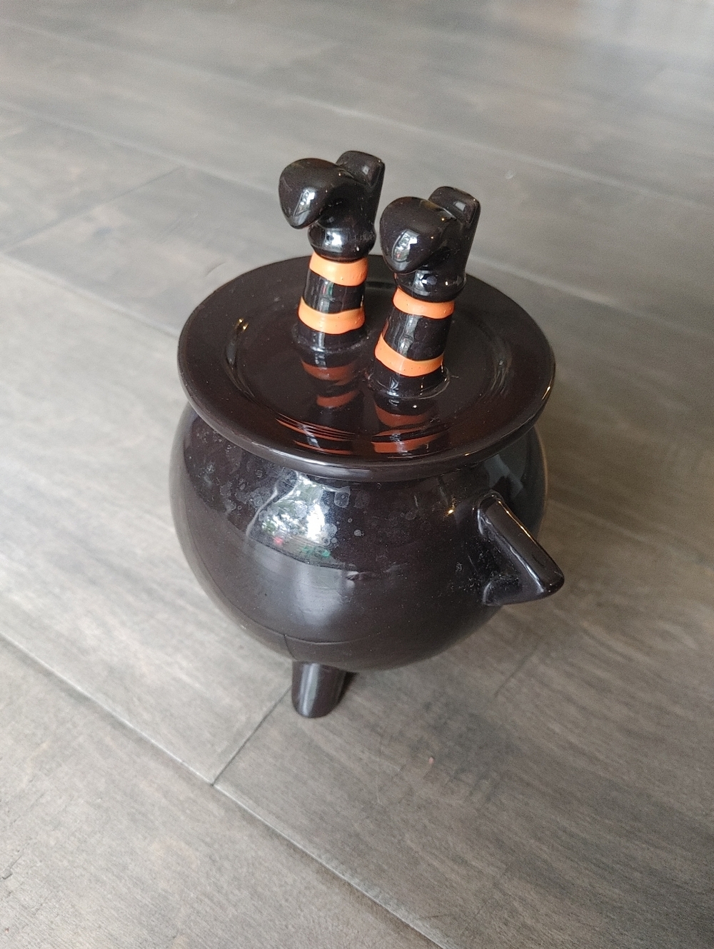 Halloween Witch Cauldron Candle